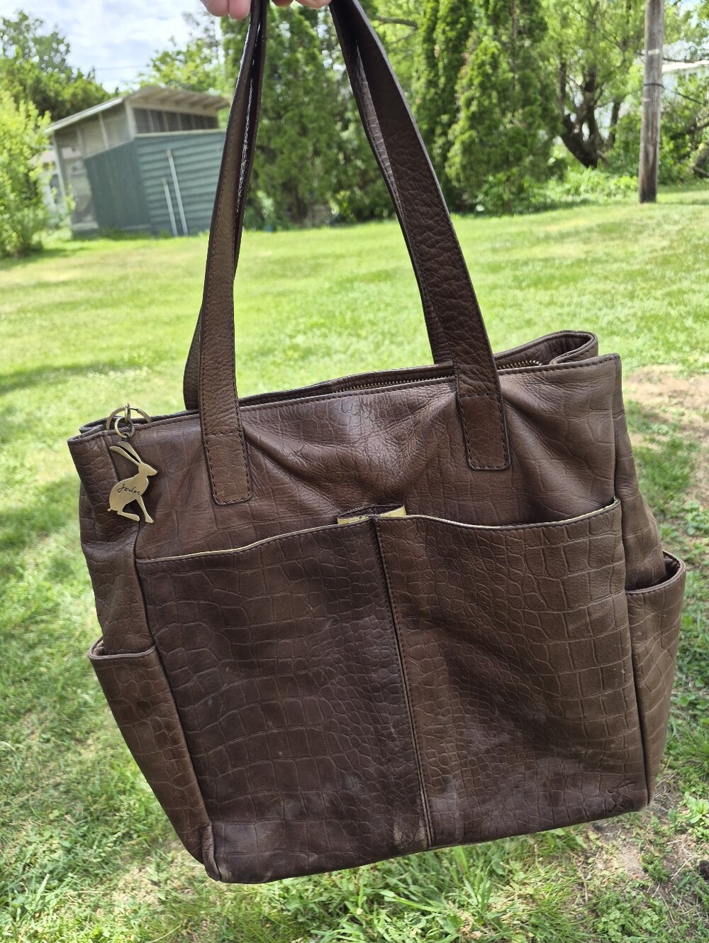 Joules Richmond Leather Tote